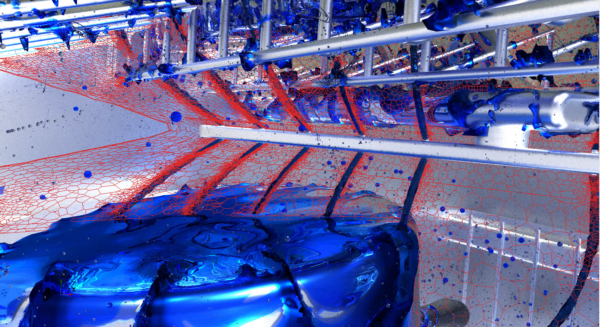 Simcenter X: 3 Tiềm Năng của Mô Phỏng CFD Đa Pha Kết Hợp 1 Lợi Ích của Adaptive Mesh Refinement (AMR)