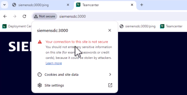 Web application không có HTTPS Web application không có HTTPS