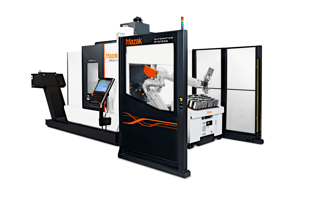 Automating the Mazak CV5-500 5-axis machine Automating the Mazak CV5-500 5-axis machine