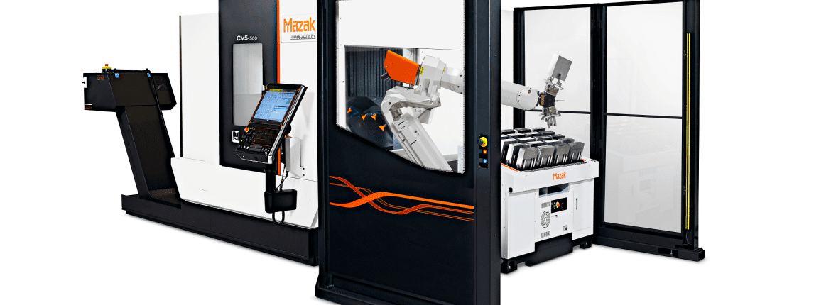 Máy CNC Đa Trục với Bộ Điều Khiển Smooth: 5 Lợi Ích Vượt Trội Không Thể Bỏ Qua 1 Automating the Mazak CV5-500 5-axis machine