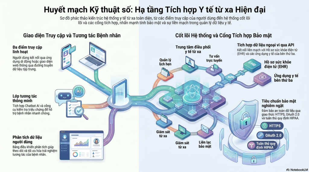 Xây dựng Hạ tầng cho sự Tích hợp Y tế Từ xa Hiện đại