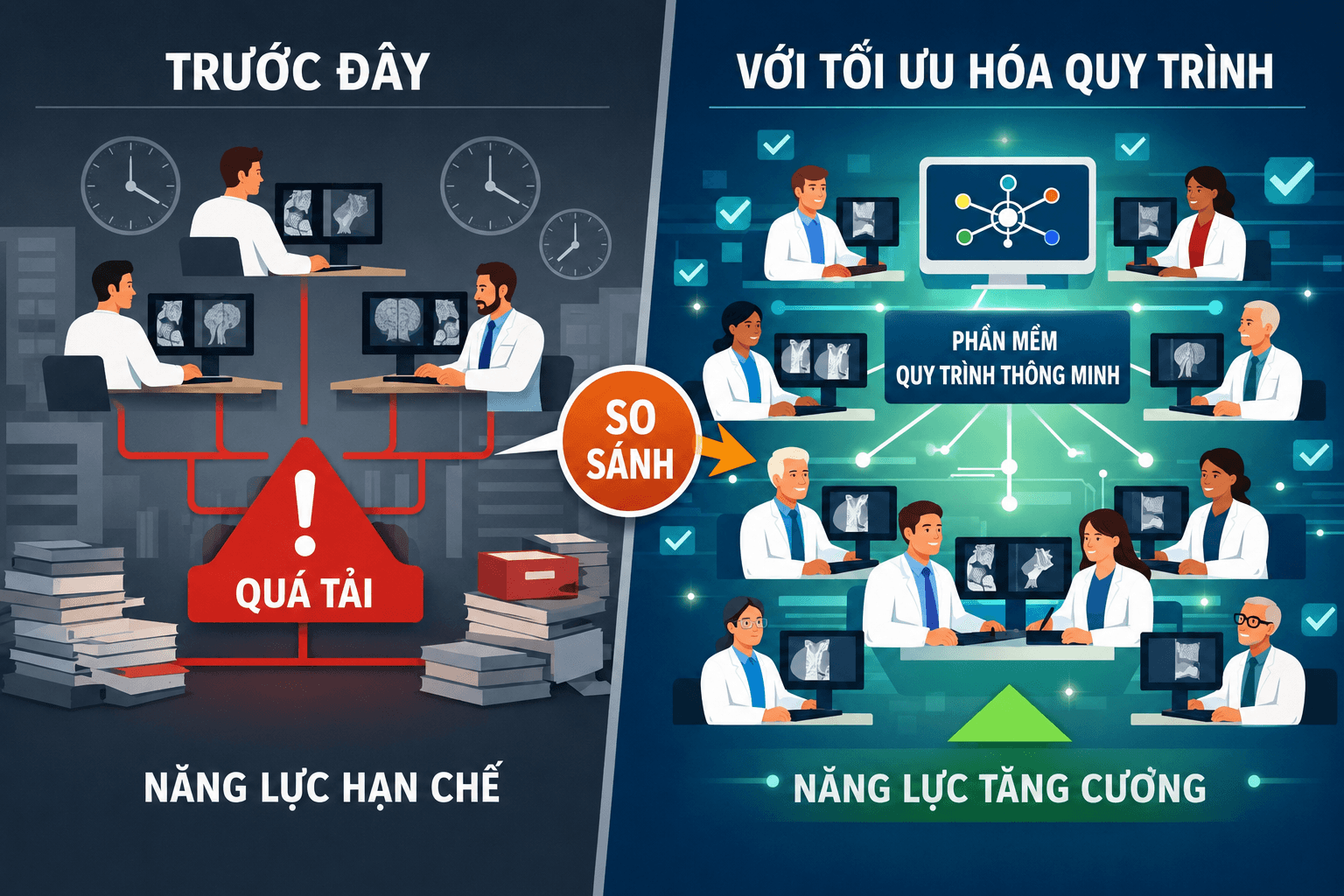 Thiếu hụt bác sĩ Chẩn đoán hình ảnh đang trở thành bài toán toàn cầu