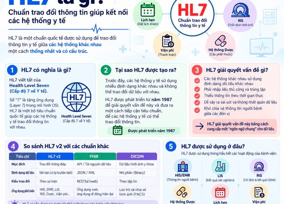 HL7 là gì? Giải thích HL7 v2, ADT, ORM, ORU và FHIR 1 HL7 là gì? Giải thích HL7 v2, ADT, ORM, ORU và FHIR